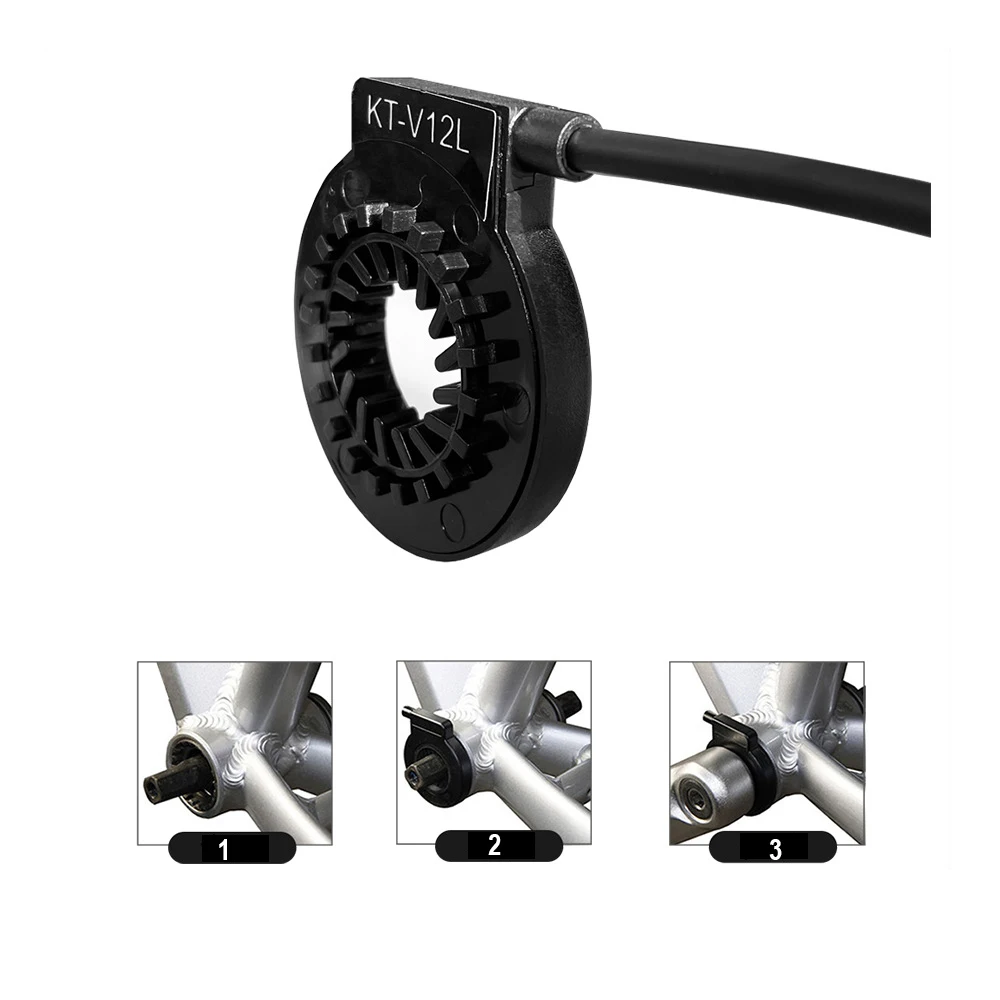KT V12L E-Bike PAS Sensor 6 Magnent Dual Hall Sensoren 12 Signale Pedal 12V-72V für Elektrofahrrad Umbausatz Teile – Detail 6