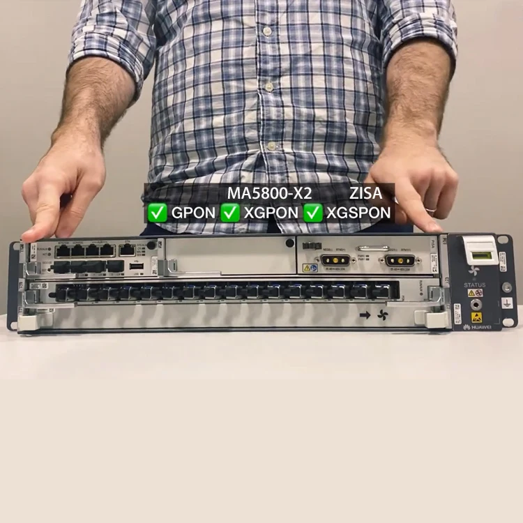 

SmartAx MA5800X2 10G GPON MA5800 X7 XGPON OLT MA5800-X15 XGSPON OLT Chassis for GPHF CGHF CSHF OLT Board