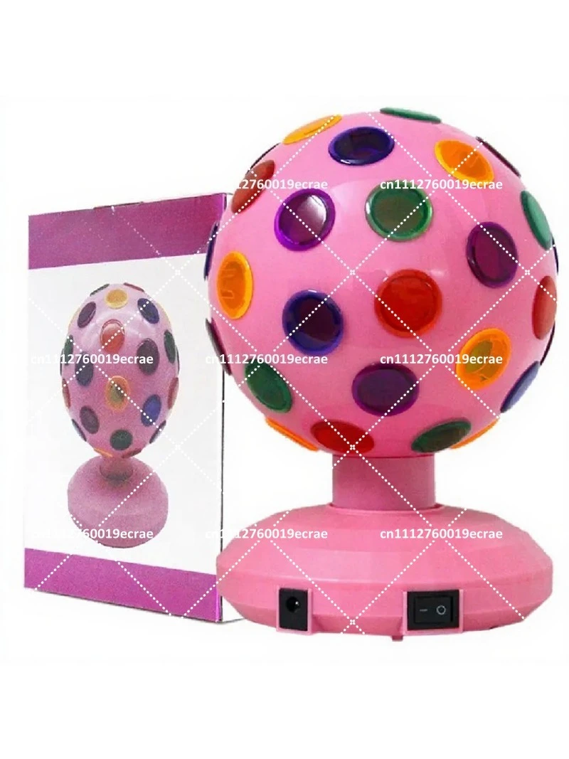 LED Disco Magic Ball Light 360° Rotating Colorful Stage Atmosphere Lamp for Bar Party Decoration