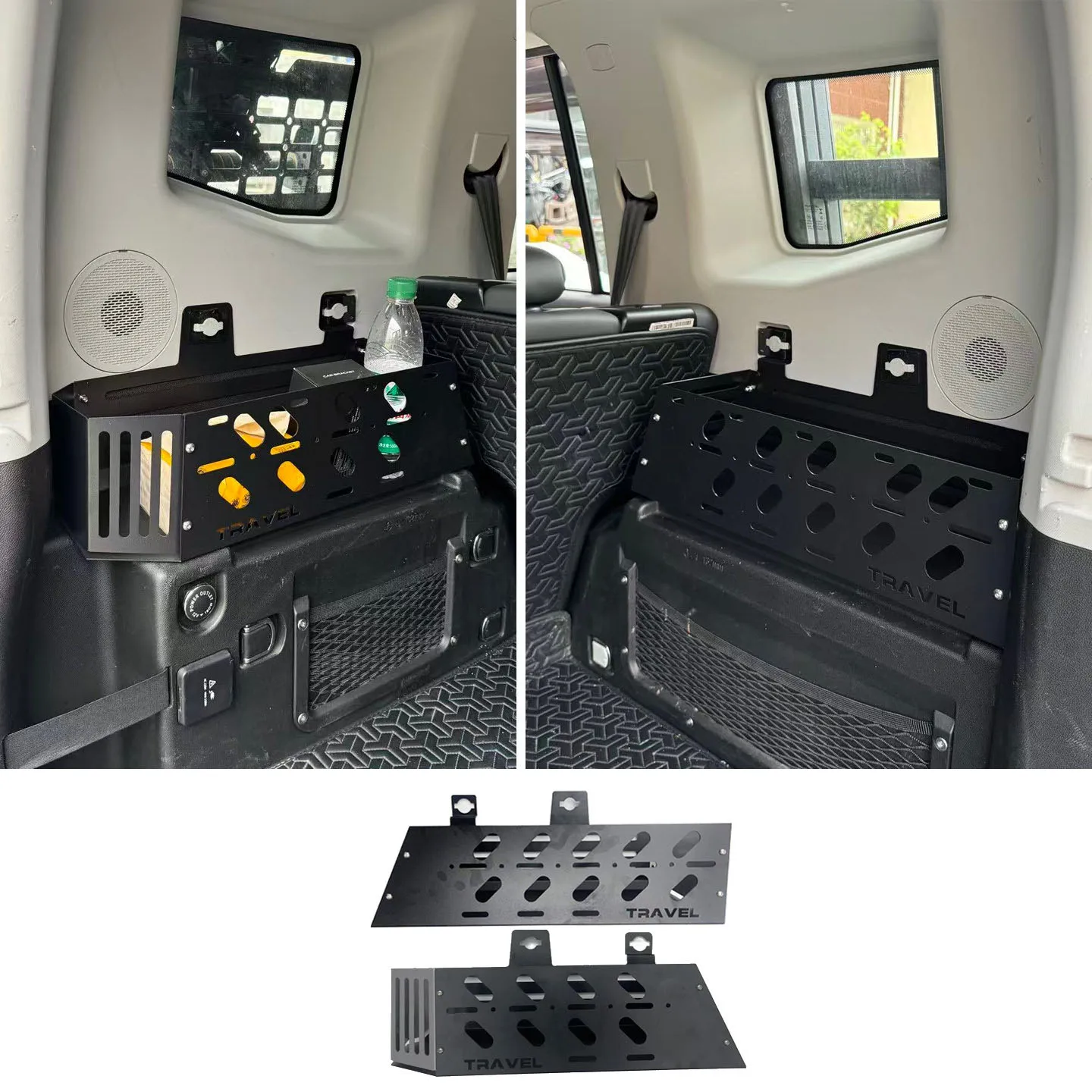 

For Jetour Traveler T2 High quality aluminum alloy Tail Box Storage Rack Trunk Multi functional Expansion Rack Storage Frame