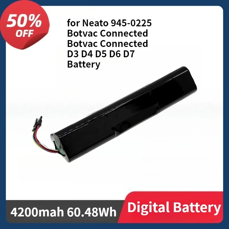

4200mAh Battery for Neato 945-0225 Botvac Connected Botvac Connected D3 D4 D5 D6 D7 Battery