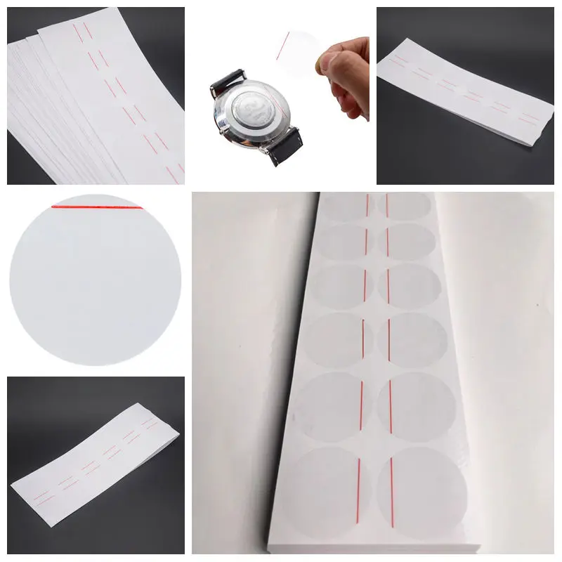 Watch Case Back Cover Waterproof Sticker Bottom cover film Dia 18mm-45mmDustproof Waterproof film Watch Case Parts