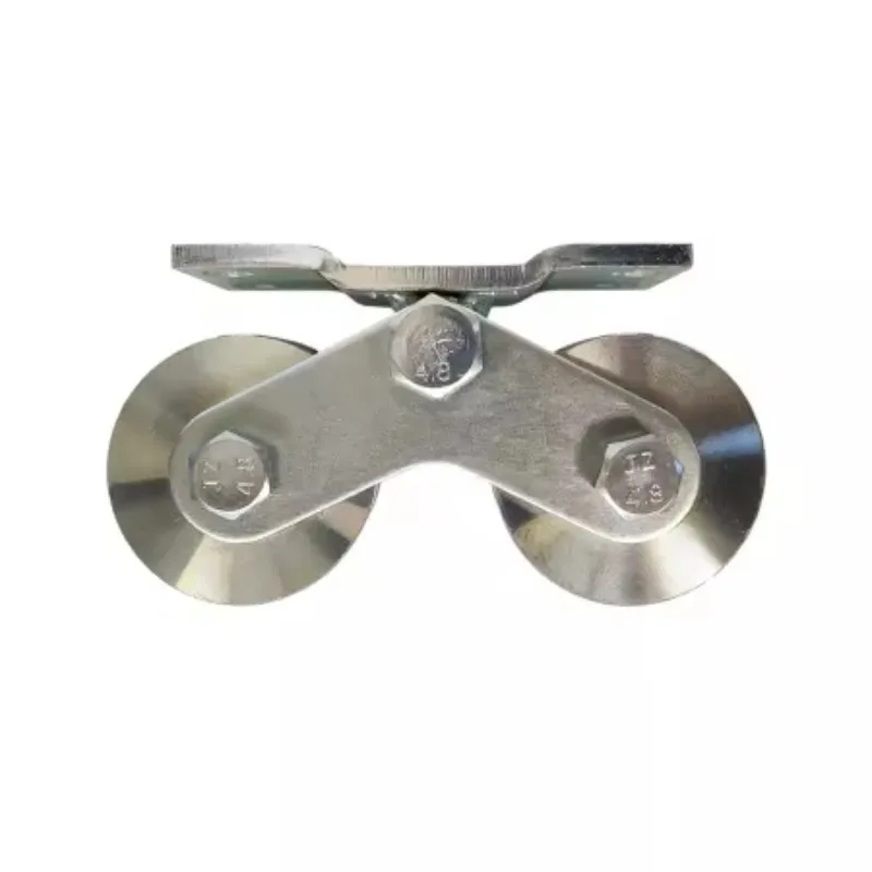 Double Bearing Double Wheel Double Use Sliding Door Wheel Commercial Store Entrance Transparent Rolling Shutter Door