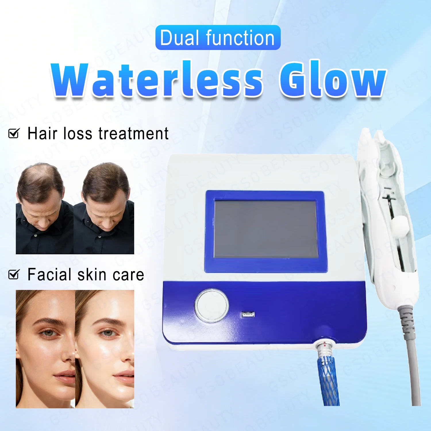Home/SPA Use Skin Whitening Deep Moisturing Spots Removal Beauty Machine Hair Regrowth Wrinkle Reduce Skincare Instument