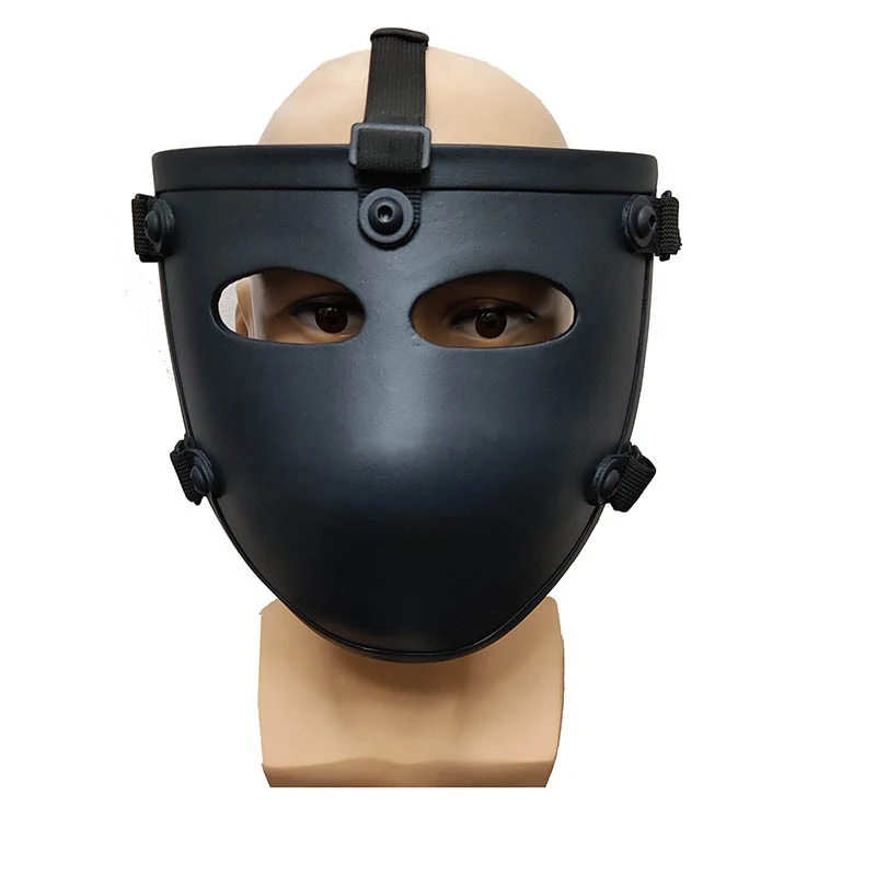 bulletproof half face mask bulletproof viseira militar policia uso do exercito aramida nij iiia tatico 01