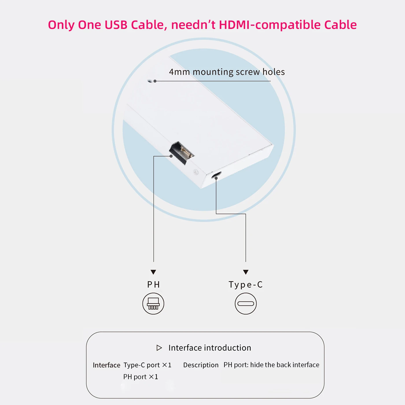 TURZX 9.2 Inch USB Chassis Secondary Screen 1920*462 IPS LCD CPU GPU RAM HDD Weather Monitor Display Win7/8/10/11 No AIDA64