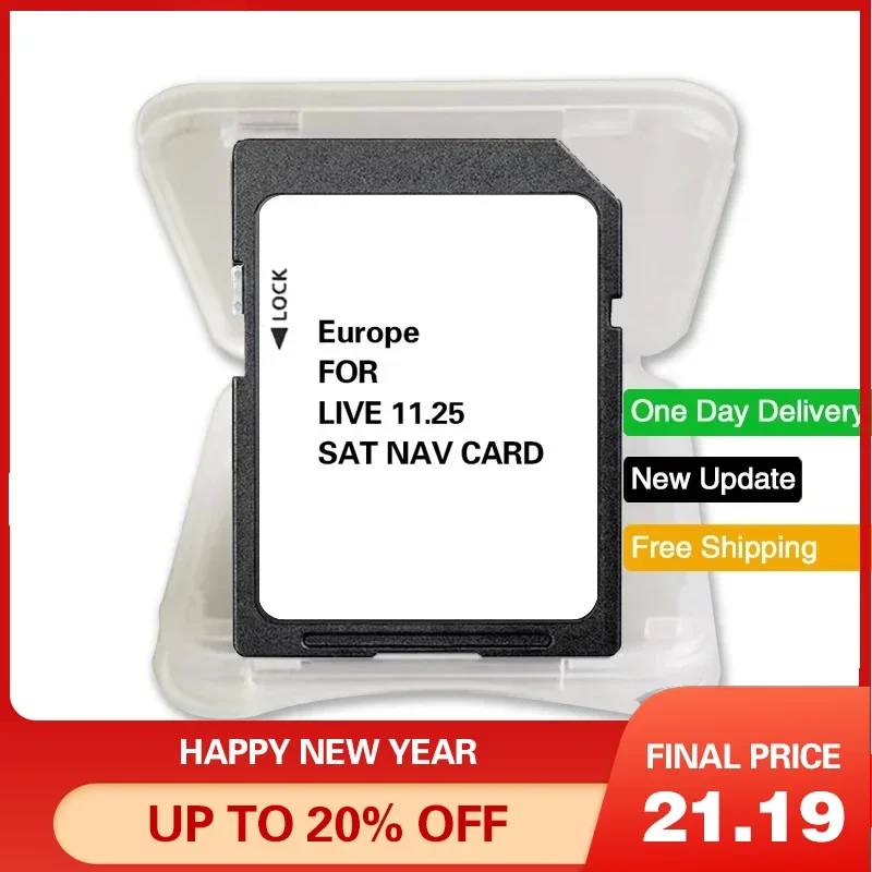 

for Renault Megane Clio Laguna Scenic Kangoo Navigation Live 11.25 Sat Nav SD Card Europe 2024 Maps 8GB Part 8201753027