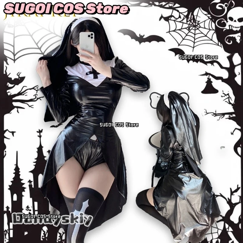 jirai kei latex Halloween Cros - Anime Cosplay Nurse のレビューと価格