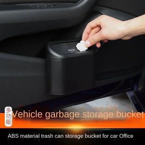 DIY 크림색 벽걸이 주방 쓰레기통, 뚜껑이 달린 음식물 쓰레기 및 욕실, 구부러지지 않는 외관 수준, 9L, 12L 