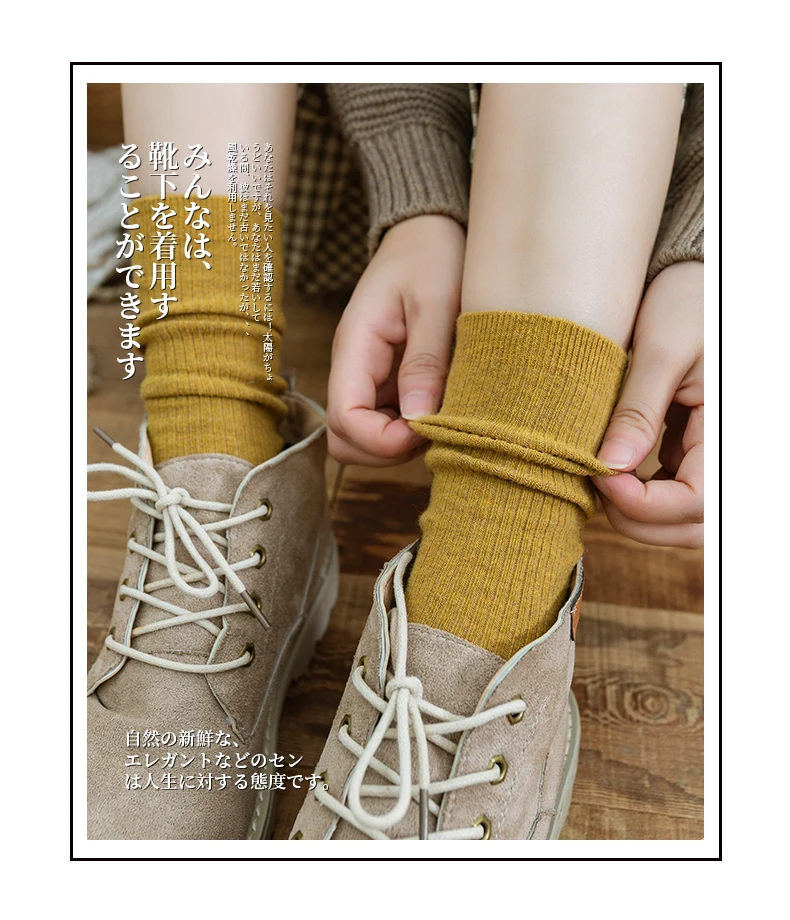 Feinwollsocken, Winterdick gestrickte, knöchelfreie Wadensocken, lange Beinwärmer für Stiefel, Wadensocken mit Futter – Detail 24