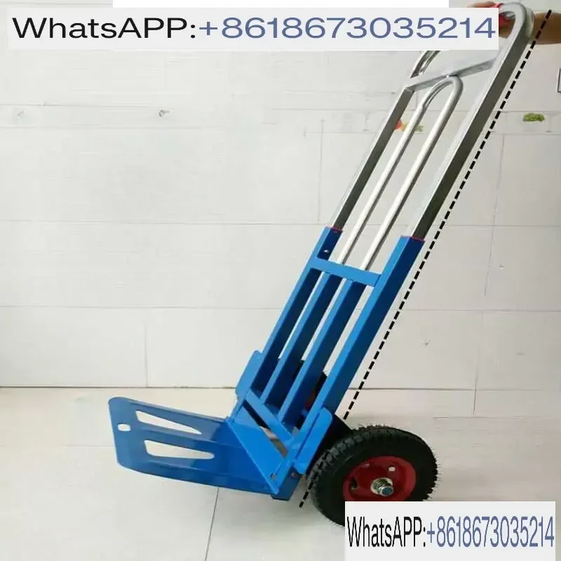 High Quality Folding Trolley Portable Shopping Lightweight Collapsible Hand Truck for Grocery Travel Storage Easy Carry