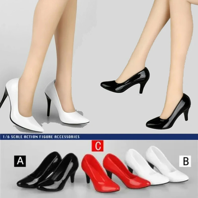 Toyscentre TCT-012 013 021 029 1/6 Fashion Female Pointed High-Heeled Shoes fit 12'' Action Figure Body Model Toy