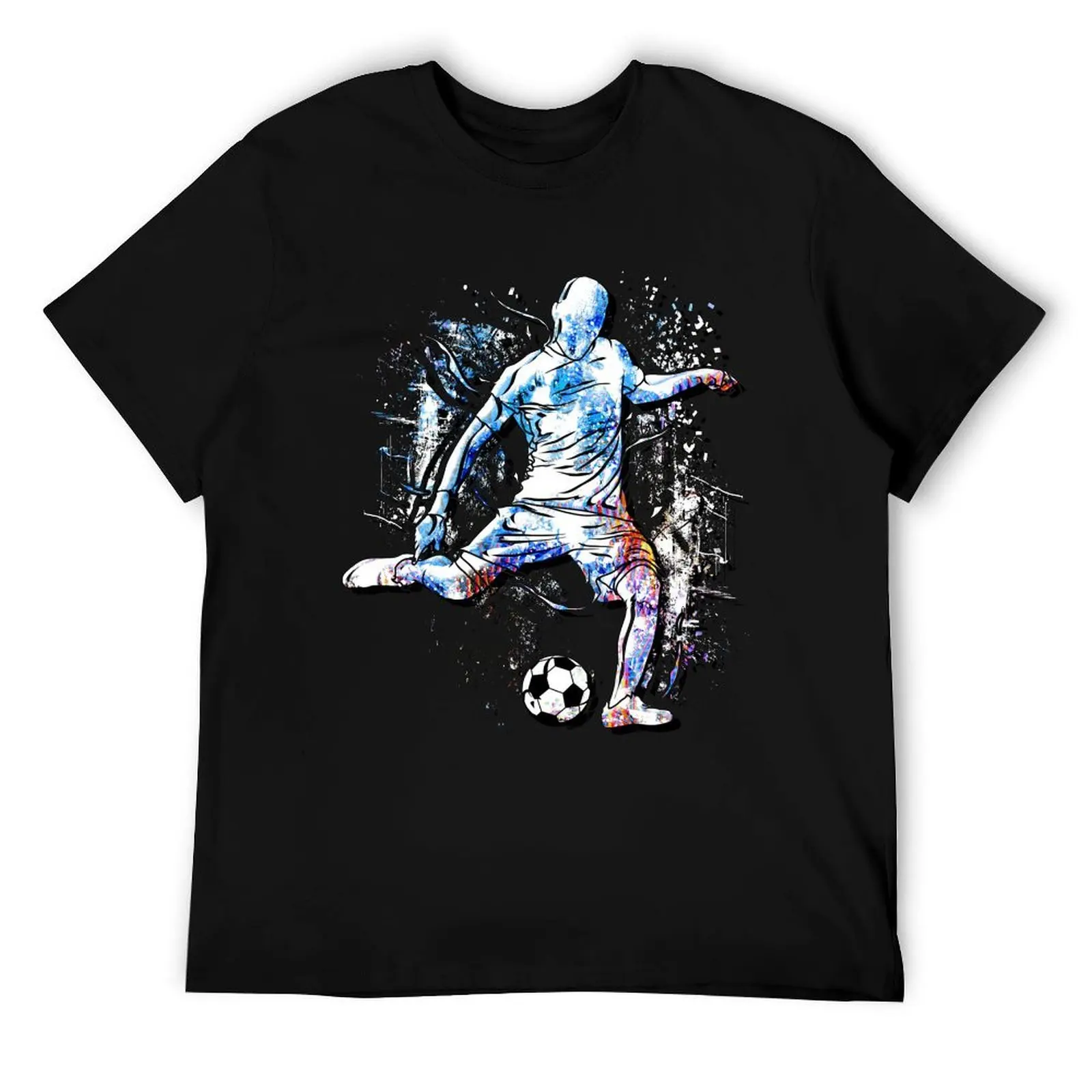 

Soccer - Goal - Soccer Player Blue T-Shirt man t shirt designer man t shirt graphic T-Shirt