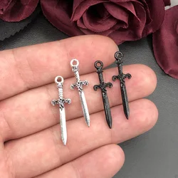 10 Pieces, Dagger - Sword - Medieval - Gothic - Boho Hippie Accessories DIY Handmade Necklace Earrings Bracelet Accessories 32*9