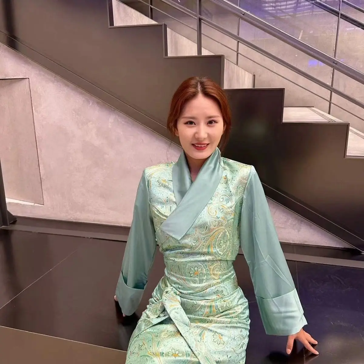 2024年夏新作 レディース チベット風ボラドレス 気質チベット