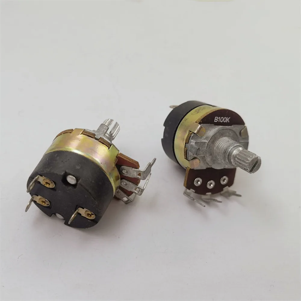 Original new 100% 138 Type potentiometer with dual group switch B100K handle length 15mm