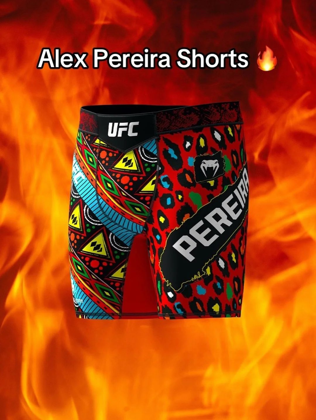 

New UFC Alex "Poatan" Pereira Top Fighters Fighting Shorts Fighting Wrestling Sports Shorts Men Breathable Speed Drying Shorts