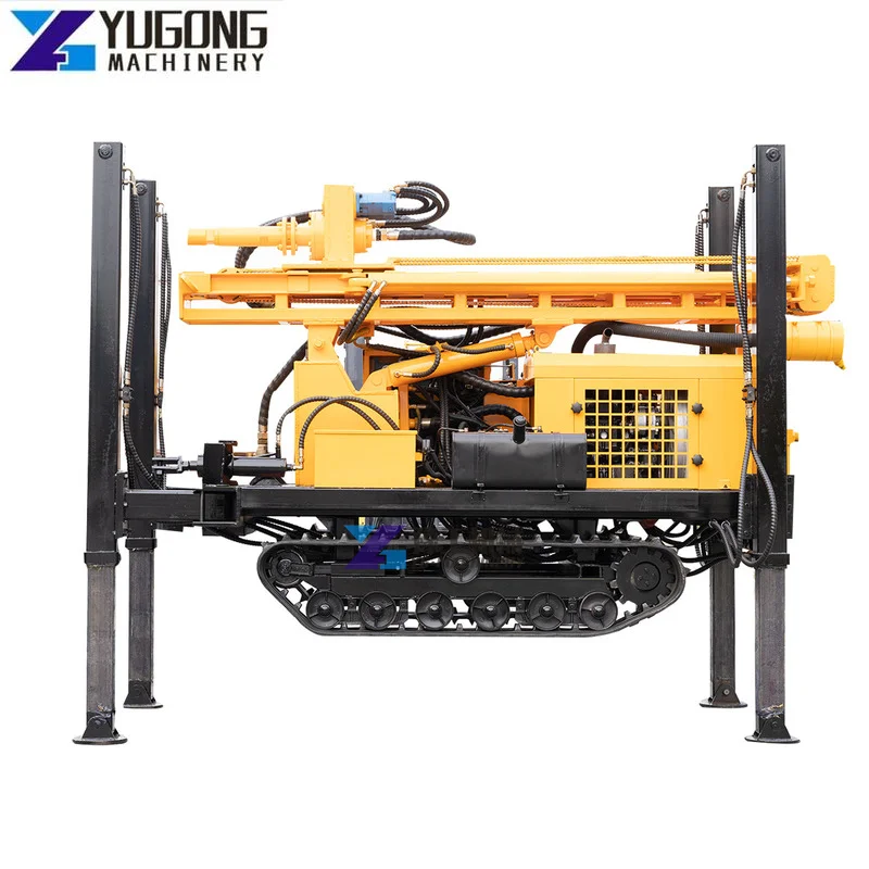 400m Crawler Water Well Drilling Rig Depth Air Compressor Drilling Machine Geotechnical Investigation Drilling Rigs for Sale