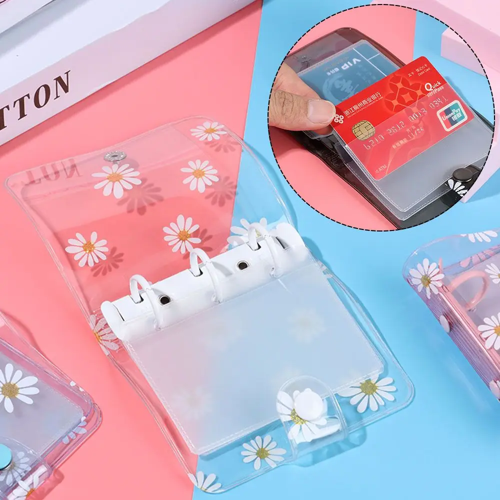 File Folder Stationery Diary Book 3-hole Daisy Flower Inner Pages Loose-leaf Refill Rings Binder Notebook Cover