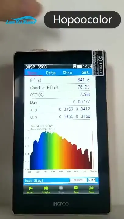 

OHSP-350C Spectral irradiance colorimeter Spectrum analyzer usb portable colorimeter