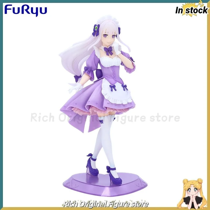 

【In Stock】Original FuRyu TENITOL Emilia Re: ZERO - Starting Life in Another World Anime Figure Toys