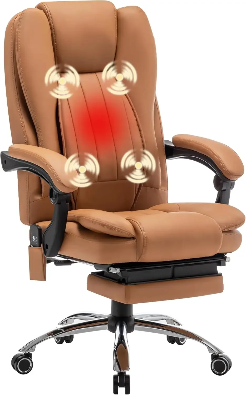 Executive Desk ChairHeatedMassageOfficeChairwithLumbarSupport High Back for Office Study, Ergonomic Computer Chair with Kneading