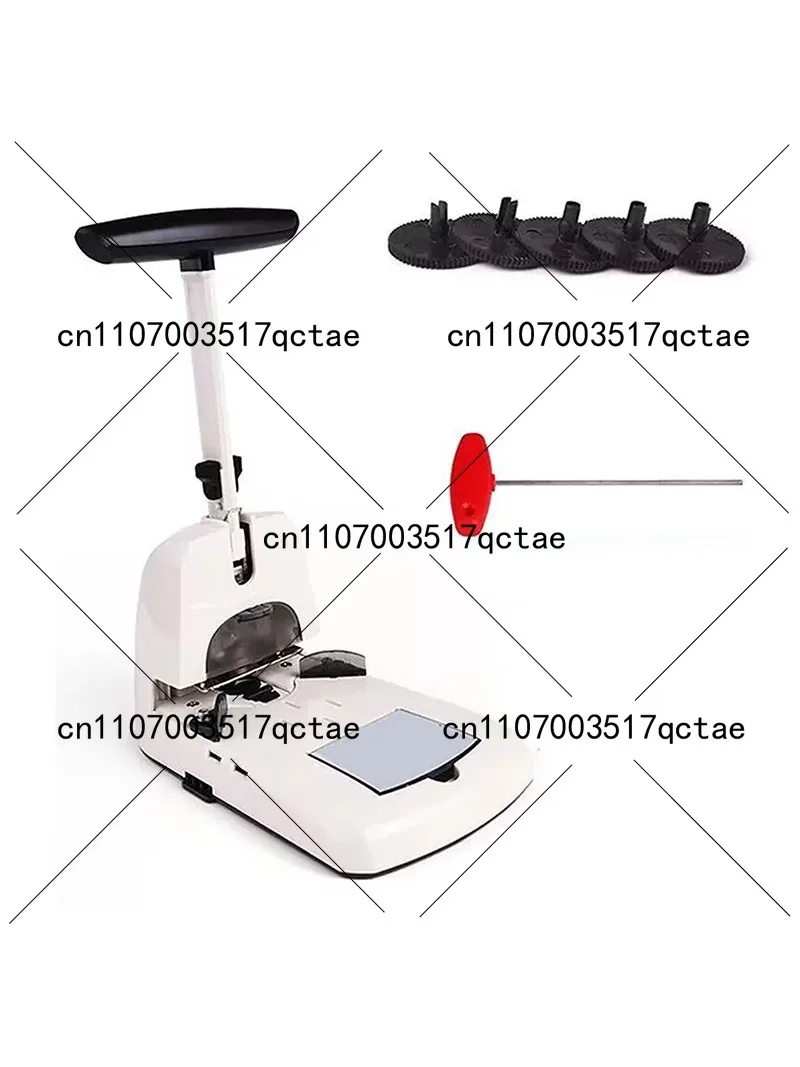 6-in-1 Manual Paper Corner Rounder Cutter Semi-Circle Punch for PVC Business Cards Office Rounding Device