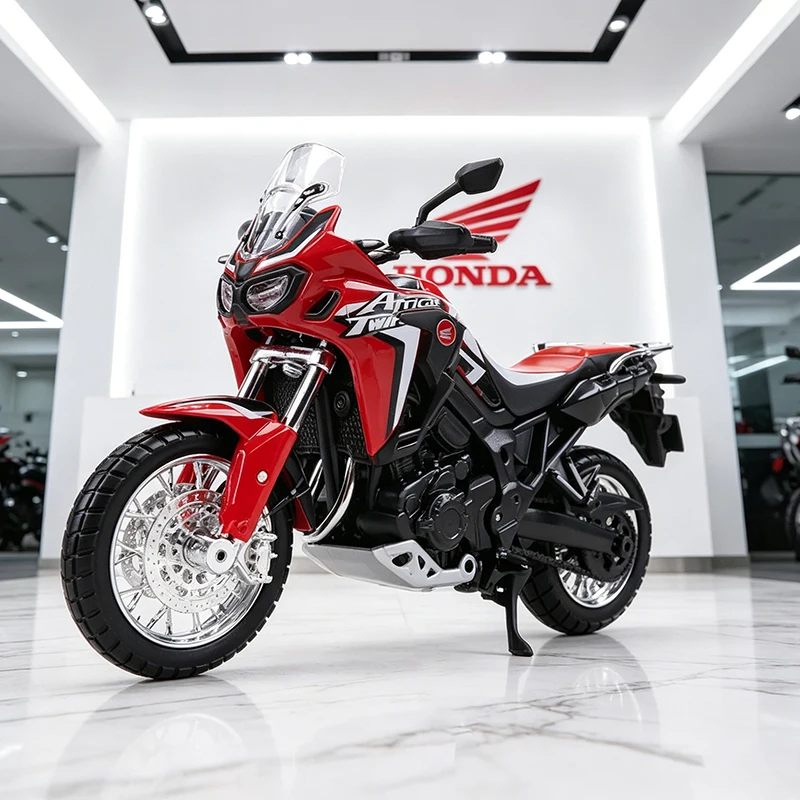 Maisto 1/18 HONDA Africa Twin DCT Legierung Motorradmodell Fahrzeugsammlung Autobike Stoßdämpfer Offroad Motorradmodell
