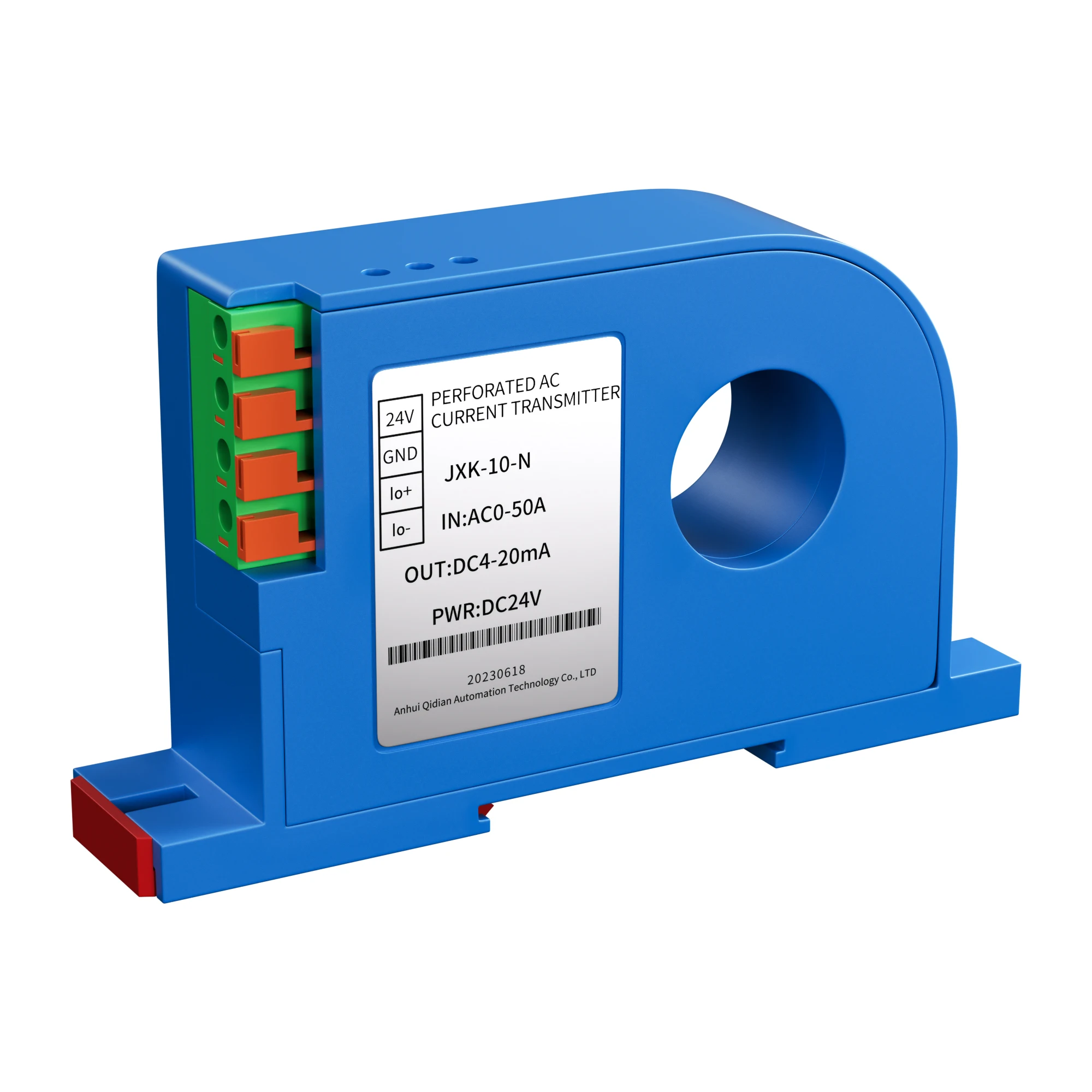 

JXK-10 AC Current Transducer 0-50A 0-100A DC Current Transmitter 4-20mA 0-10V 0-5V RS485 Analog Signal AC DC Current Sensor