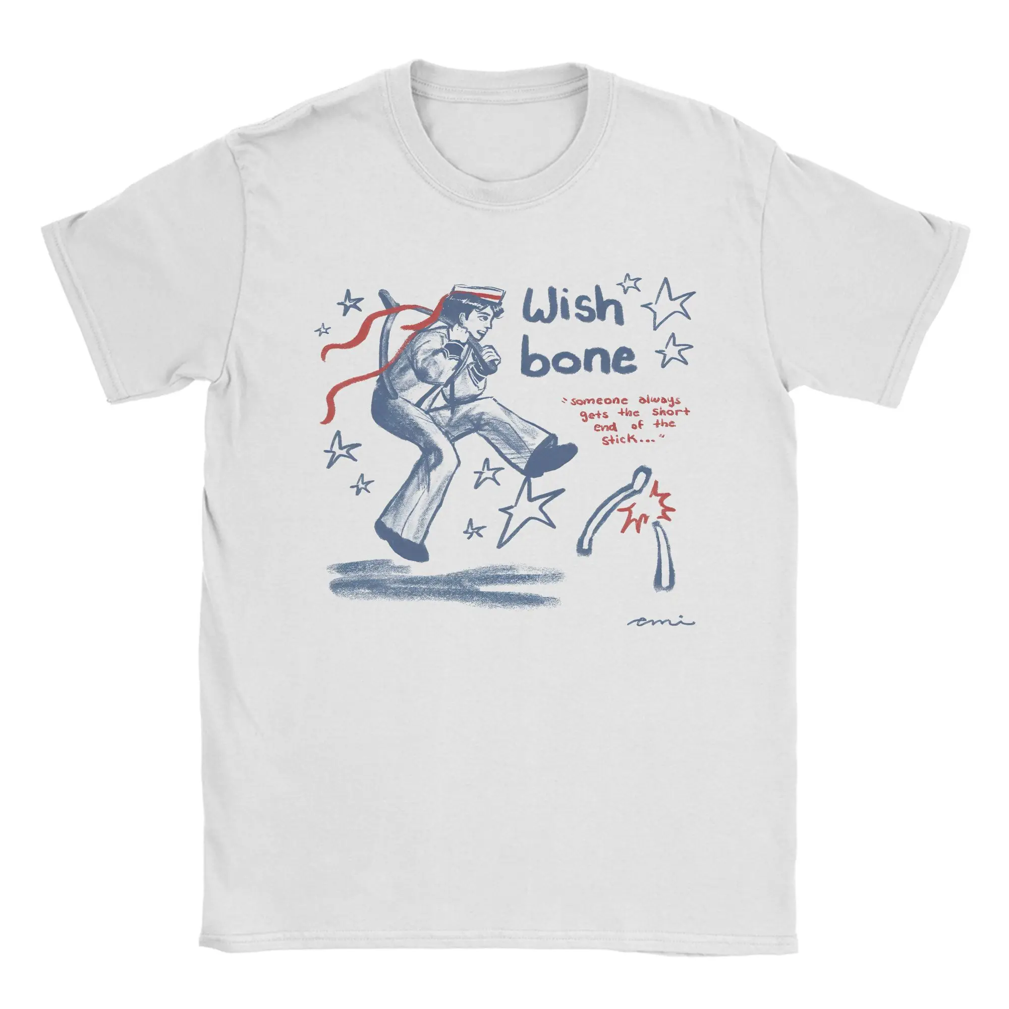 Men's T-Shirt Conan Gray Wishbone Album Funny Pure Cotton Tee Shirt Short Sleeve  T Shirts Crewneck Clothes Plus Size