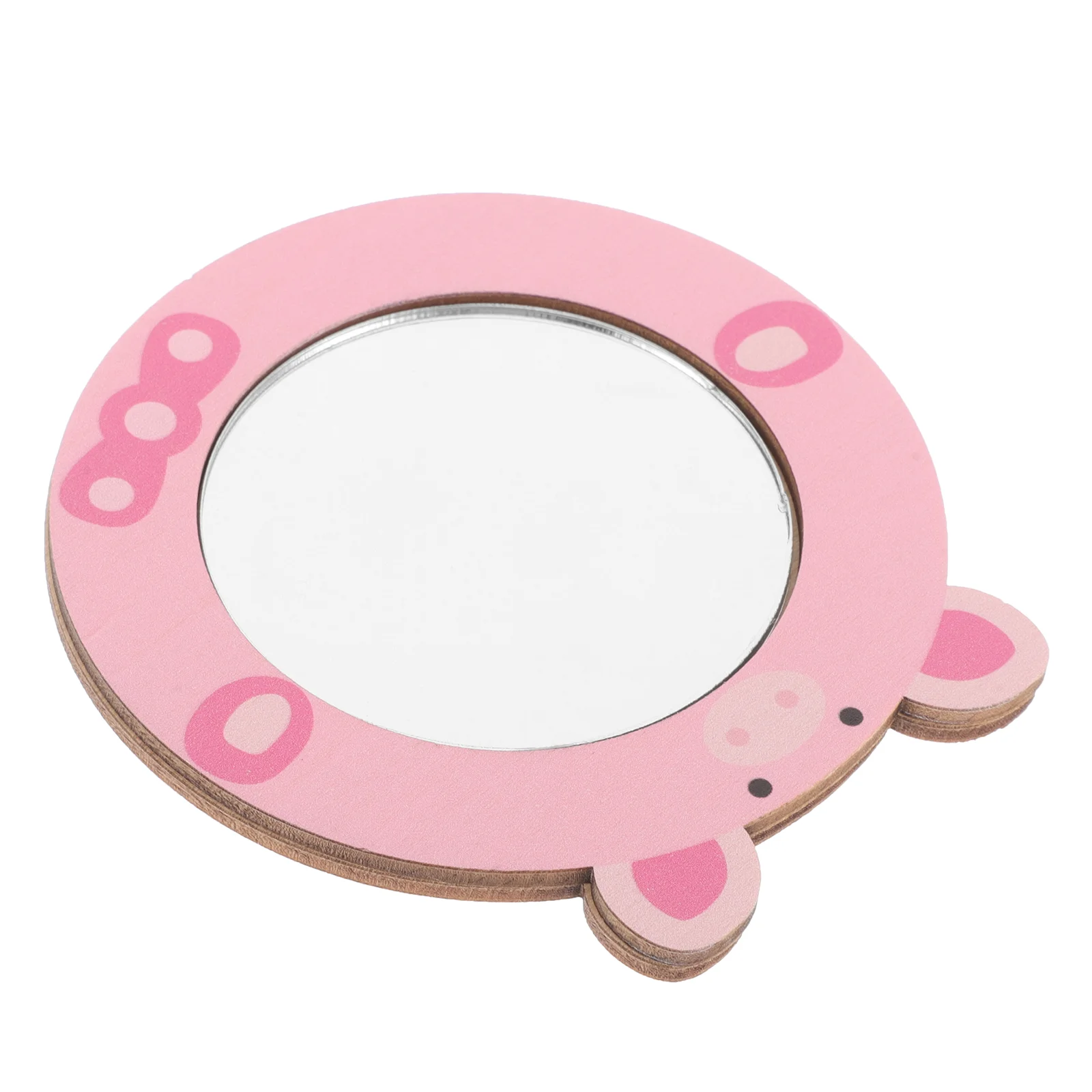 

Early Education Toy Mirror for Baby Desktop Label Cute Compact Small Mirrors Kids Toys Makeup Pocket Bath