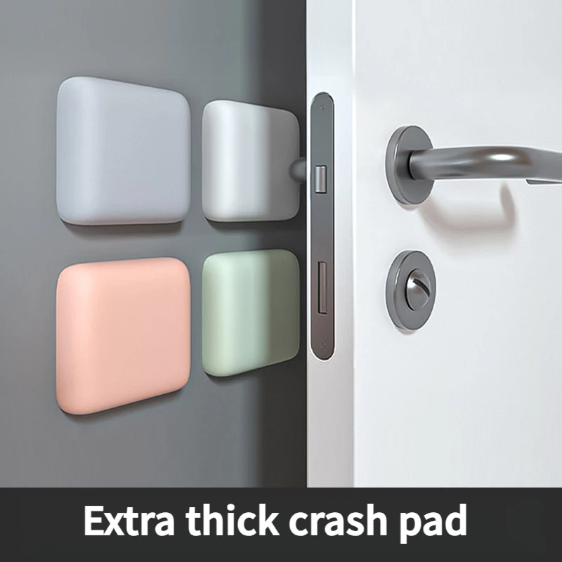 Bedroom and living room anti-collision pads - silicone door behind, simple and elegant buffer and silent anti-collision stickers