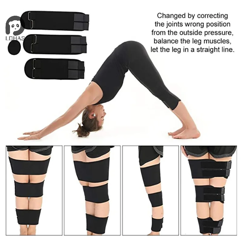 3pcs  Effective O-leg X type leg bowed Legs Knee Valgum Straightening Correction Band Posture Corrector Beauty Leg Band Belt