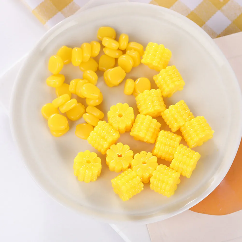 20Pcs Mini Corn Shape Stretchy Decompression Stress Relief Household Squeeze Sensory Vegetable Pressure Relief