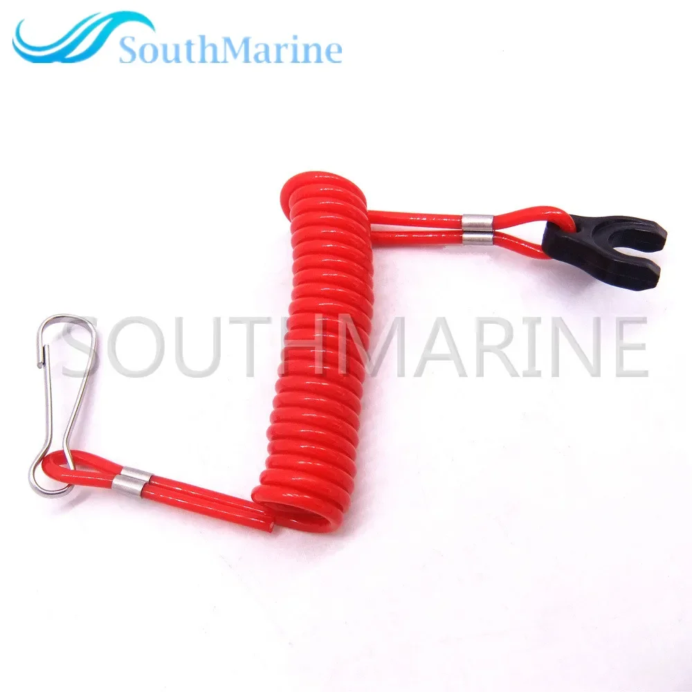 Motor 353068210 353-06821-0 353068210M Kill Stop Switch Safety Lanyard Cord For Tohatsu Nissan Outboard view 4