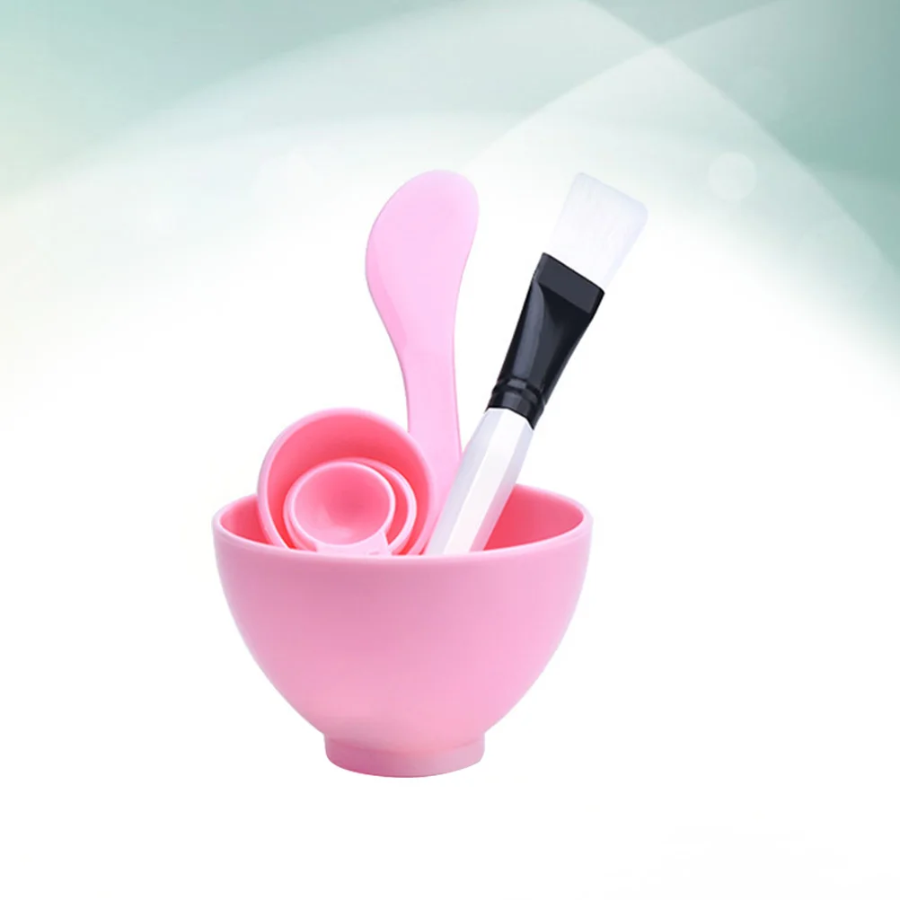 

2Sets DIY Facial Mask Bowls Set Durable Nylon Mixing Stick Gauge Practical Tool for Ladies Girls DIY Facial Mask Bowl