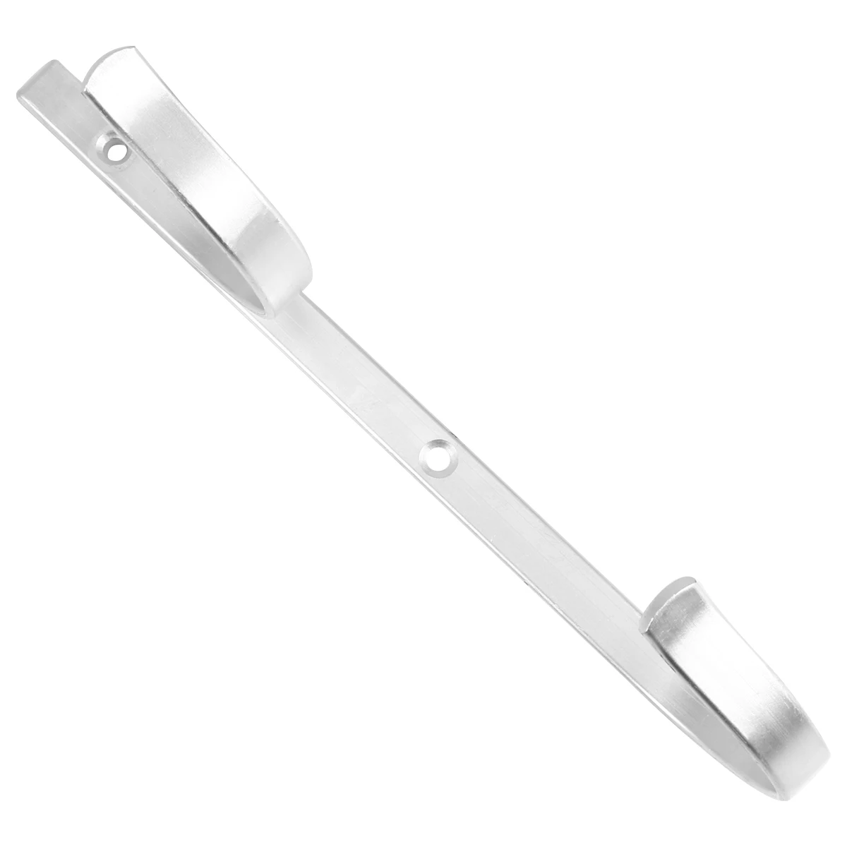 

1Set Gardening Hook Metal Durable Water Hose Bracket Hanging Pool Rod Organizer Supplies Silver 2 Hooks 4 Screws