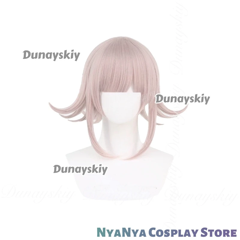 Danganronpa II: Trigger Happy Havoc Anime Nanami ChiaKi Cosplay com peruca curta com saia jaqueta verde Cosplay ktaTerno completo