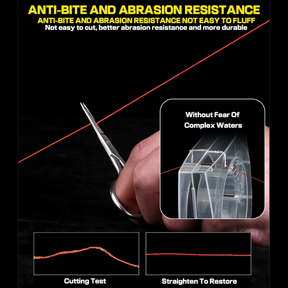Ghotda hilo trenzado ocho hebras PE señuelo - imagen 2