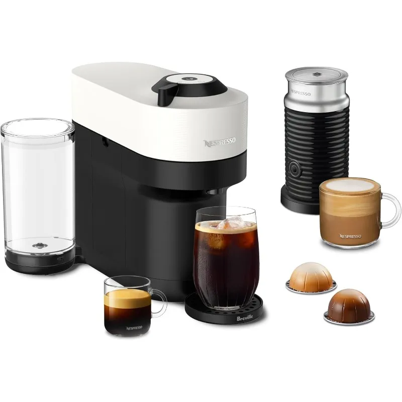 

Vertuo POP + от Breville с молочным пенообразователем, белый