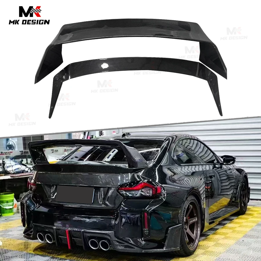 

ALP Style Dry Carbon Fiber Rear Wing Trunk Spoiler for BMW 2 Series G42 M240I M2 G87 2022+ Rear Trunk Lip Spoiler Wing Body Kits