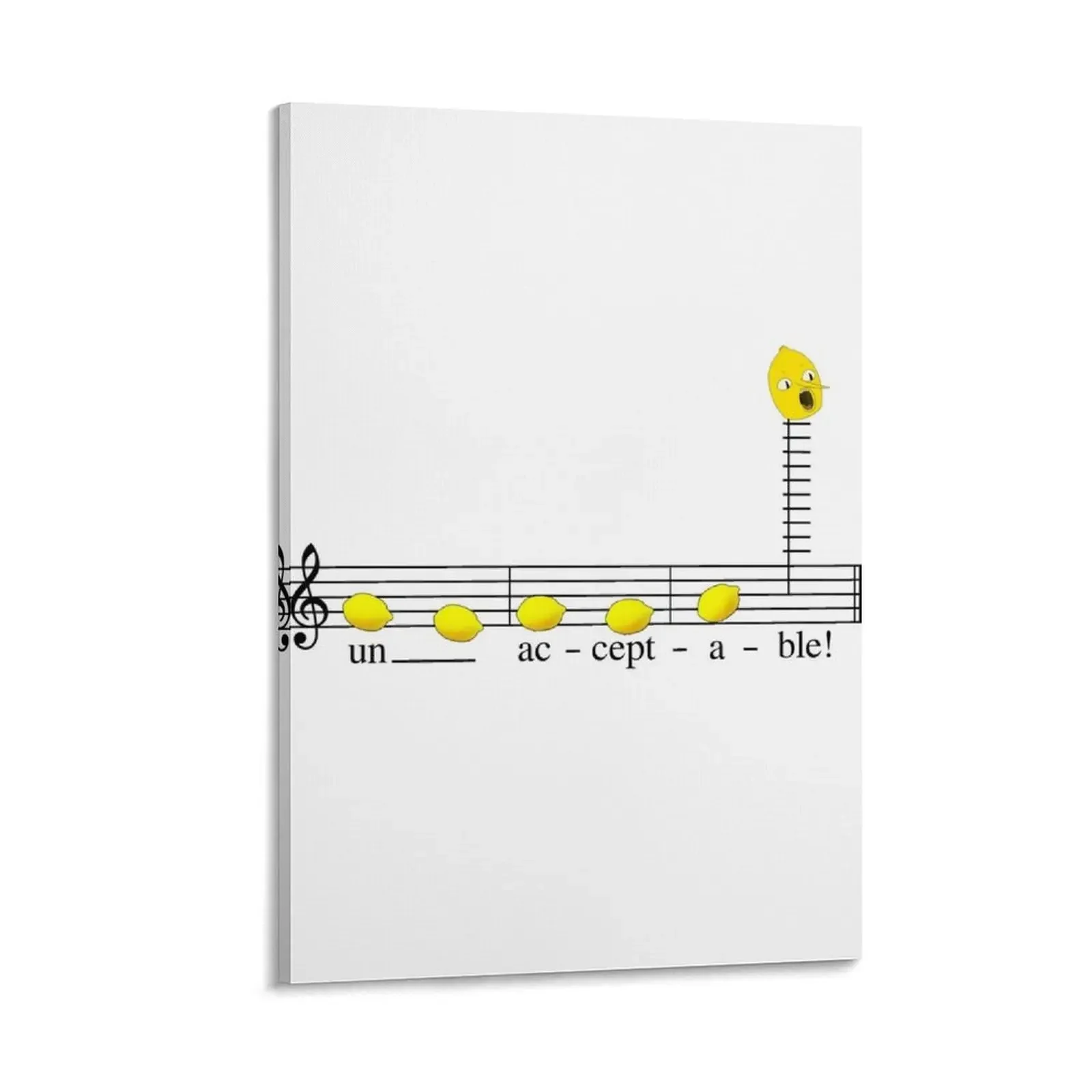 

lemongrab melody unacceptable Canvas Painting anime poster decorative picture for living room poster decorations for the room