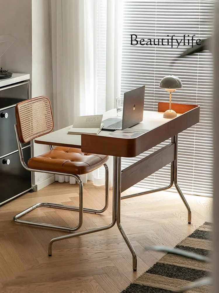 R Nordic Home Desk Italian Small Apartment Workbench Desk Study Simple Computer Desk Designer