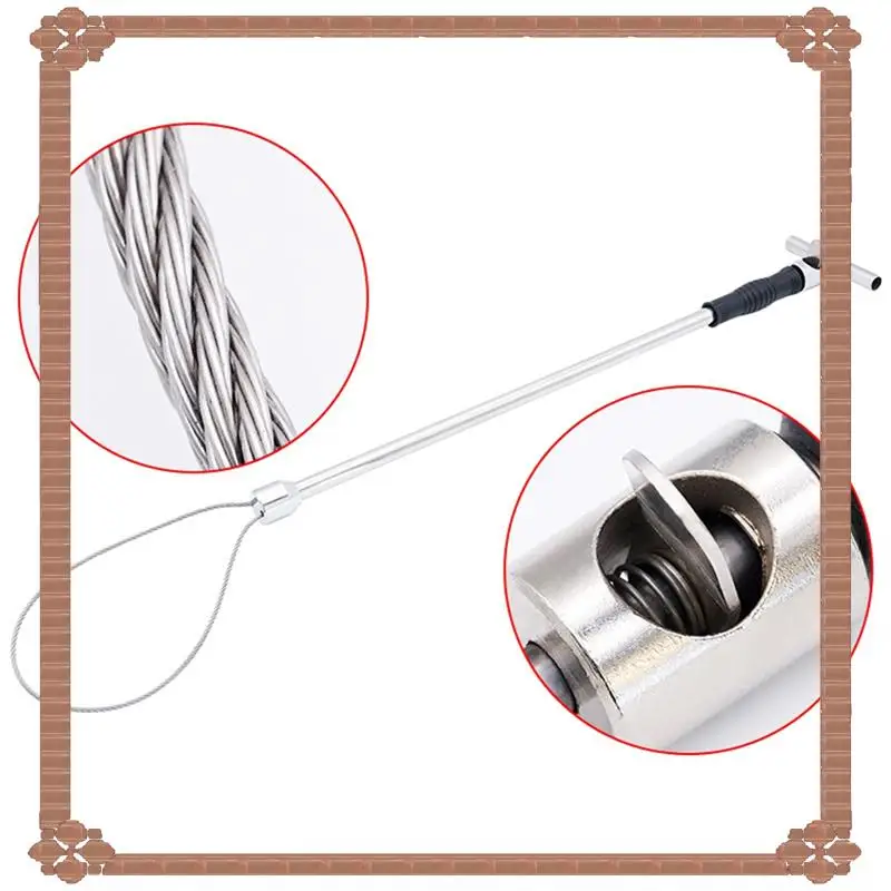 

24-Hour Delivery Pig Farm Animals Livestock Equipment Longboom Pig The Beast Stainless Steel Long Rod Long Distance Guinea Pigs