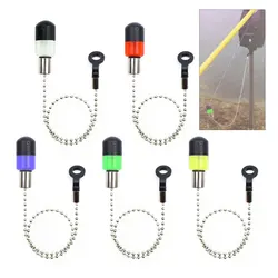 1pcs Fishing Bite Alarm Swinger Steel Chain Carp Rod Bobbins Indicator For Carp Coarse Fishing Accessories Tackle Equipment