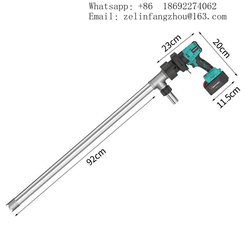 CAVITT 880W High Pressure Brushless Drum Pump Tool Free Disassembly Stainless Steel Tube OEM High Temp Heavy Duty Pro