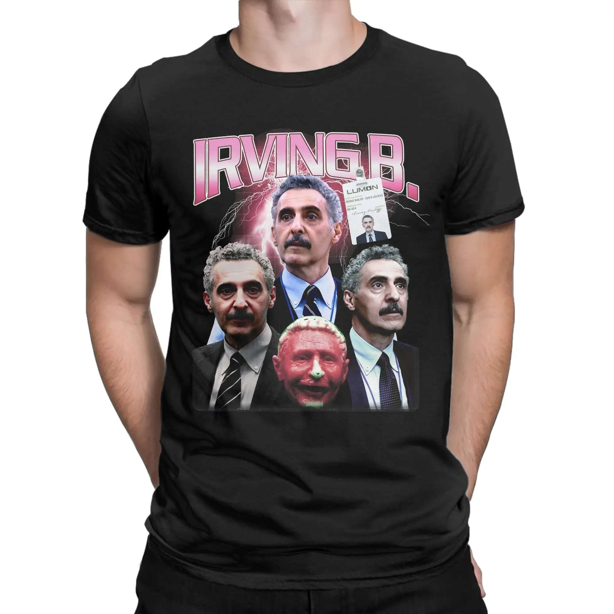 Severance Irving Bailiff Retro Movies Series Poster T Shirts Men Pure Cotton T-Shirt Round Collar Tees Short Sleeve Tops Printed