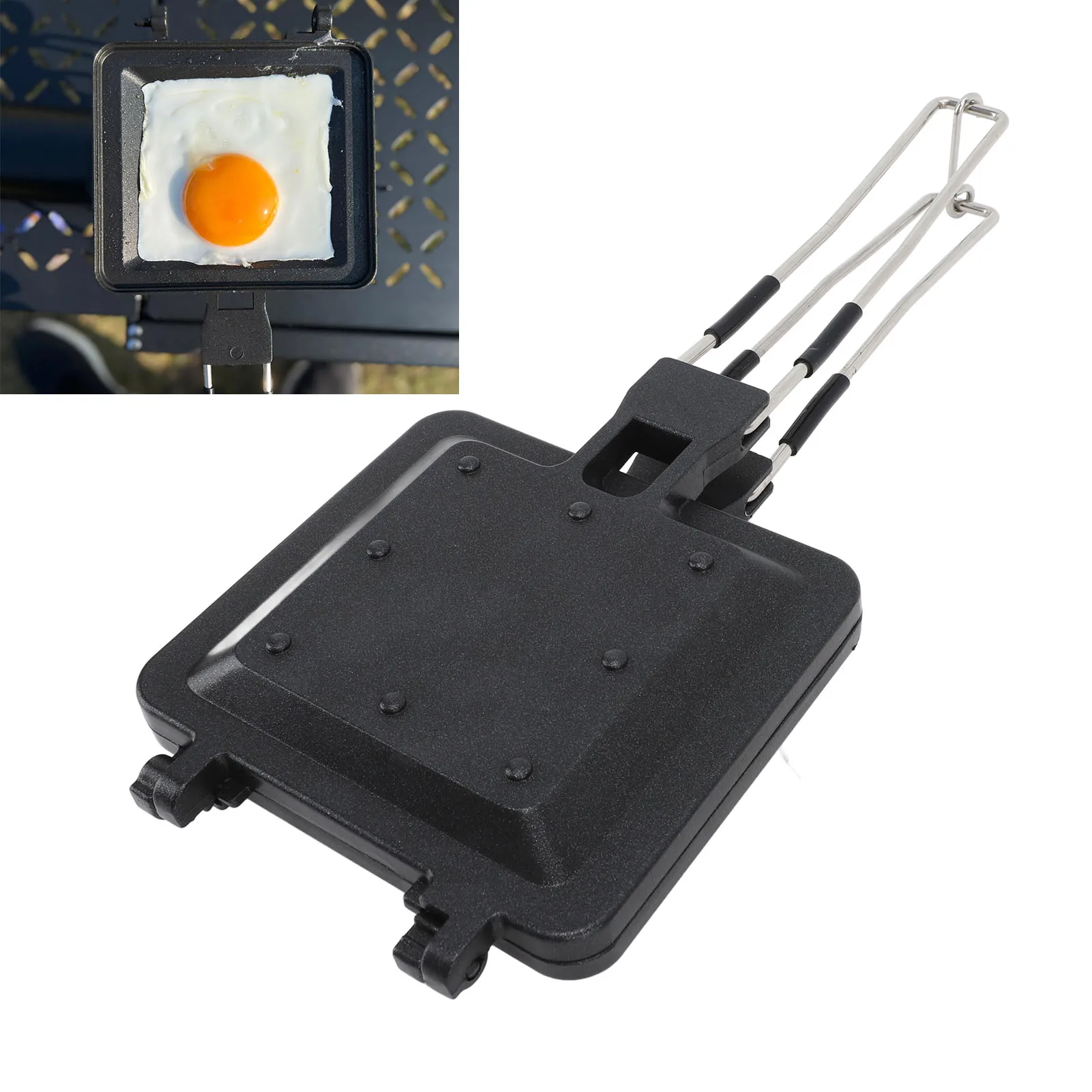 سبائك الألومنيوم موقد غاز صانع الساندوتشات تصميم قابل للفصل سهل التنظيف أداة ساندويتش ساخنة للمنزل مطعم اكسسوارات المطبخ #5