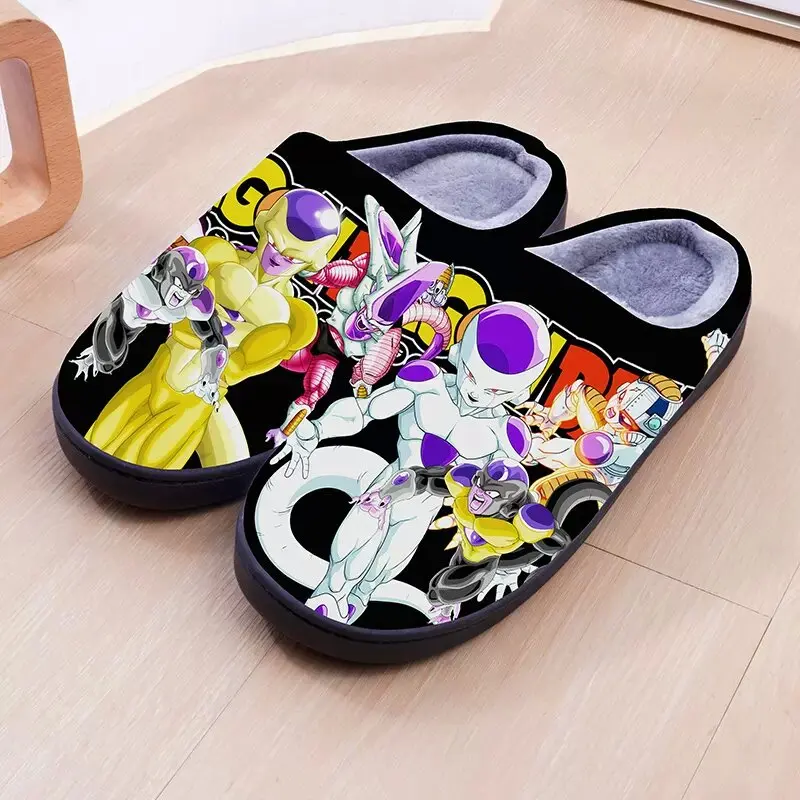 Winter Warm Indoor Slippers Anime Dragon Ball Majin Buu Cospaly Cartoon Shoes For Men Women Boy Girl Slippers Halloween Gift