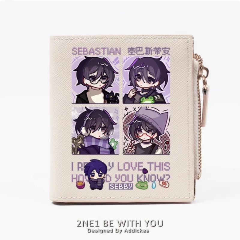 

Anime Sebastian Fashion Wallet PU Purse Card Coin Zipper Money Bag Cosplay Gift B1864